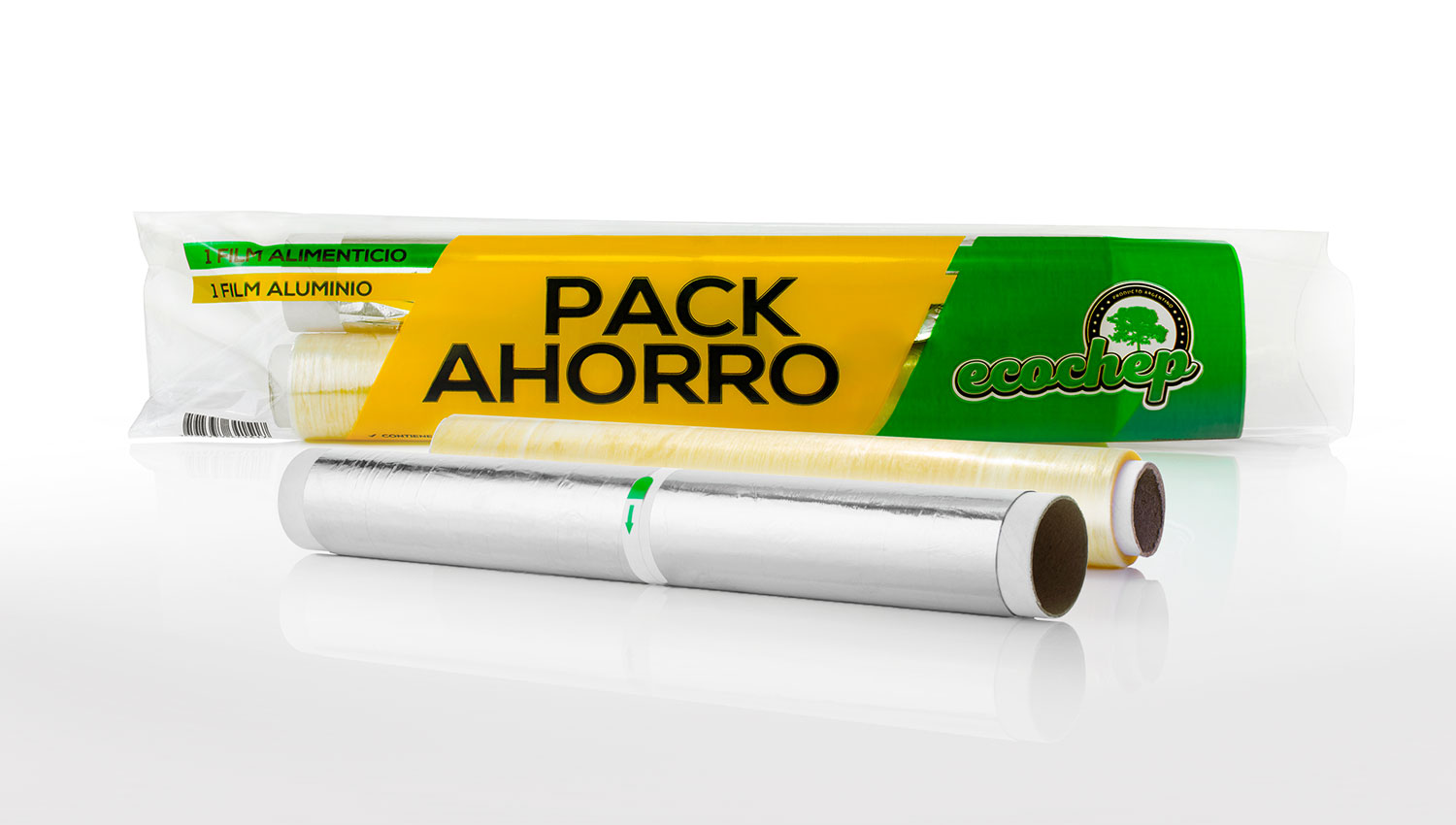 Ecochep Argentina - Pack Ahorro - Film Aluminio y Film Autoadherente.